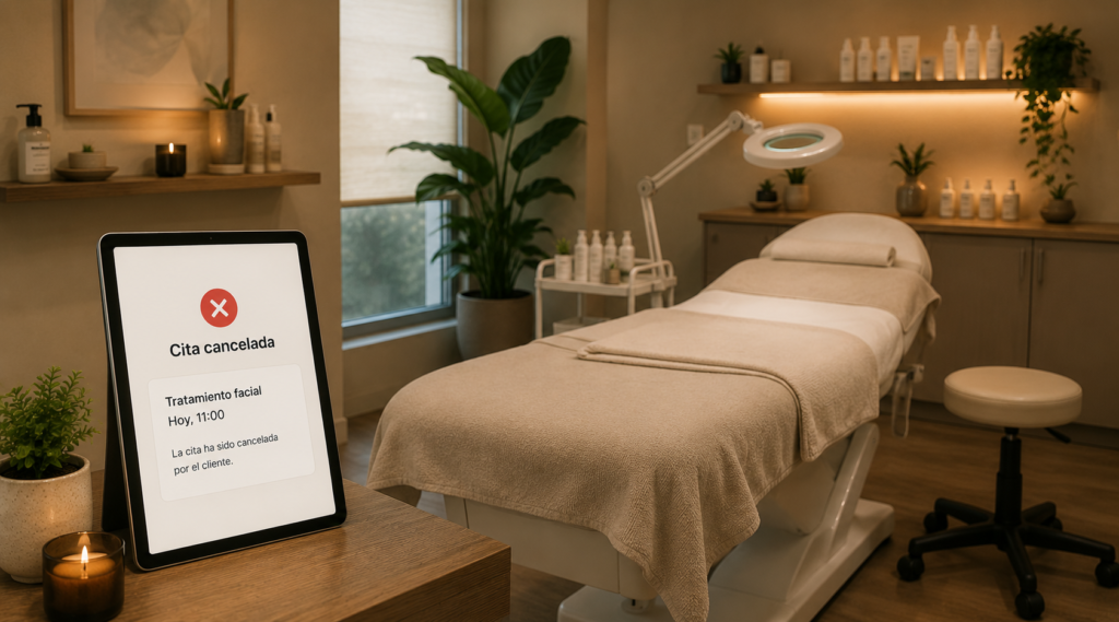 Cómo afectan las cancelaciones a un centro de estética